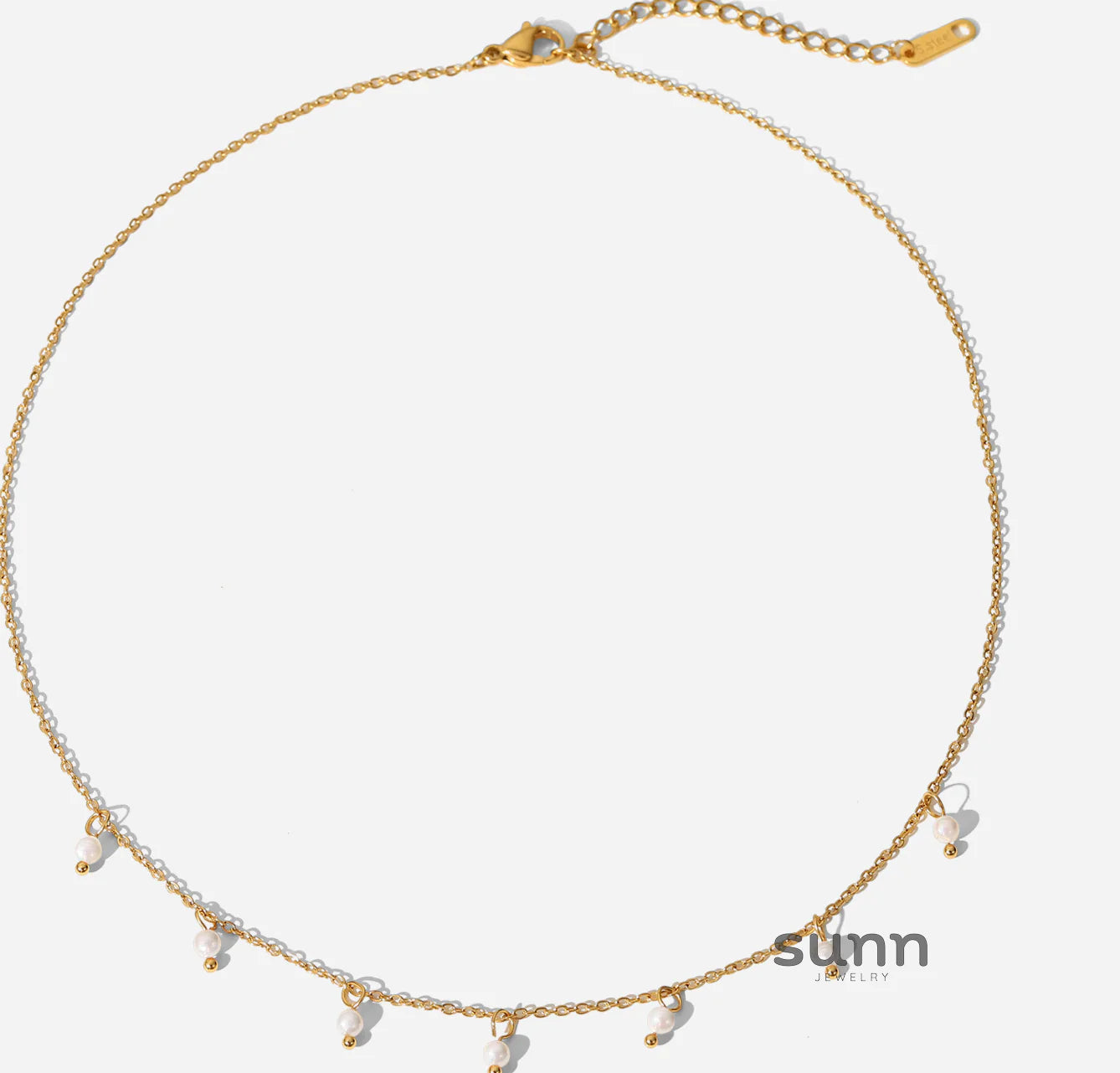 Gracee Pearl Tassel Layered Necklace