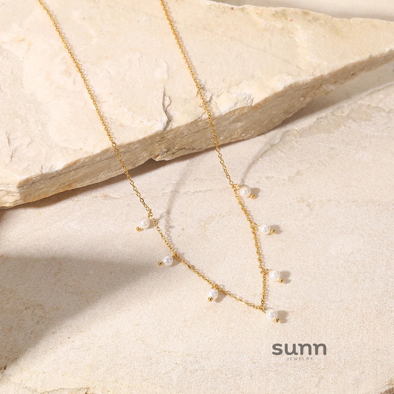 Gracee Pearl Tassel Layered Necklace