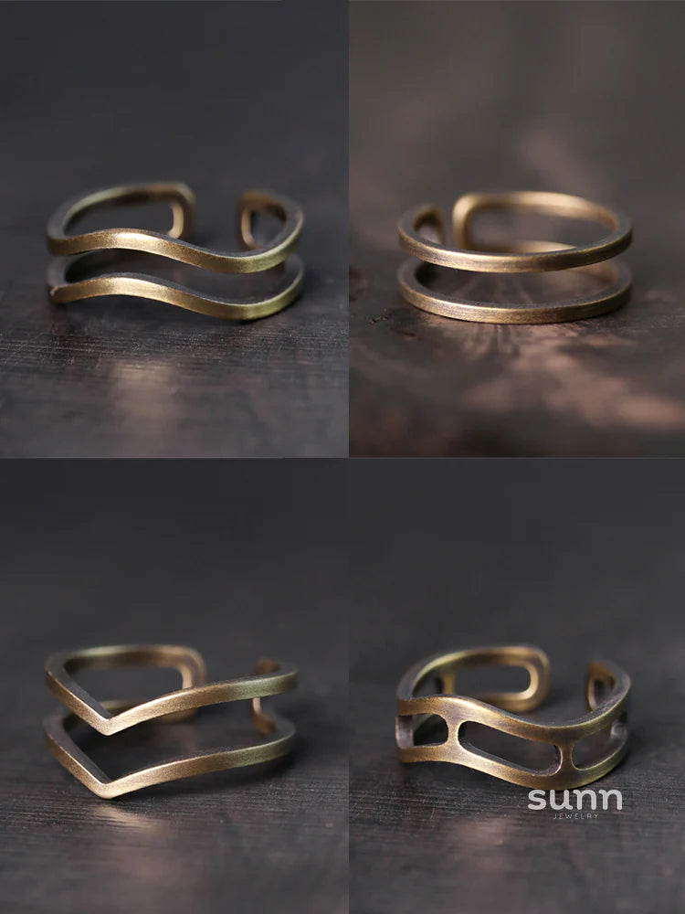 Gracelin Copper Statement Ring