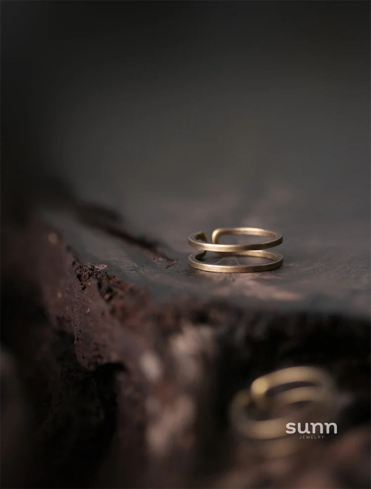 Gracelin Copper Statement Ring