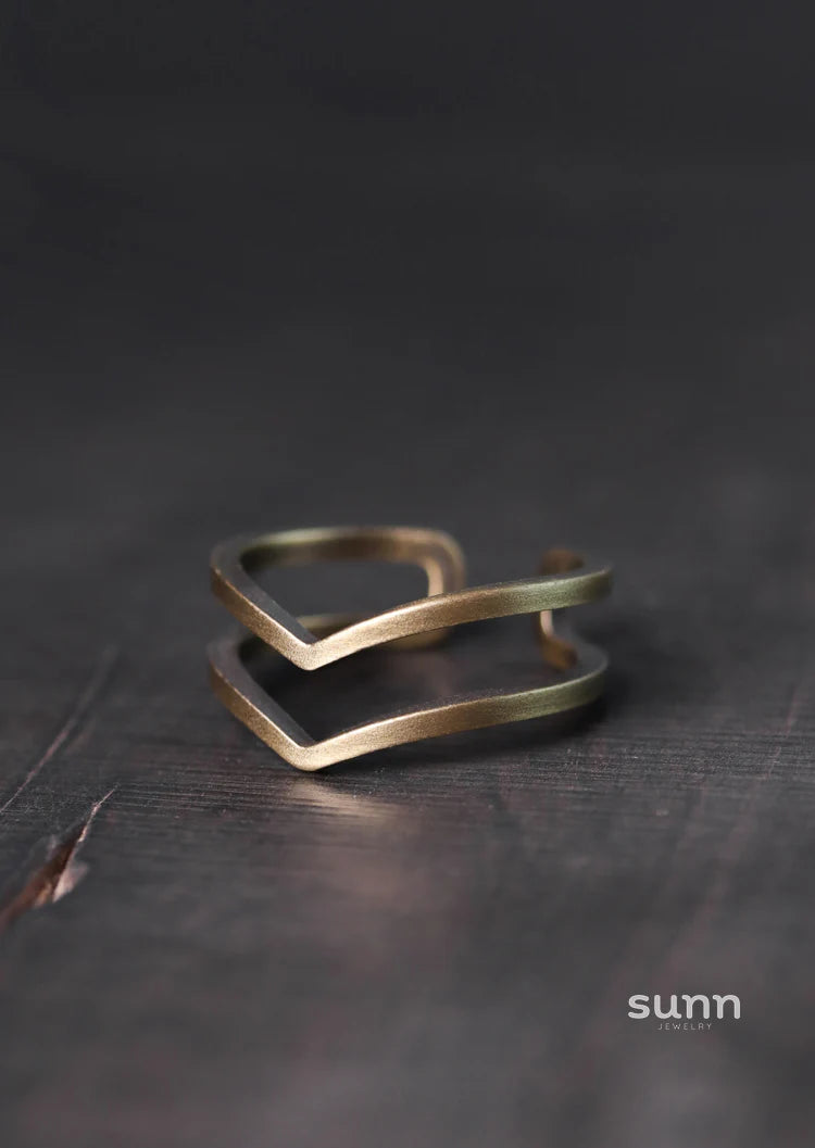 Gracelin Copper Statement Ring