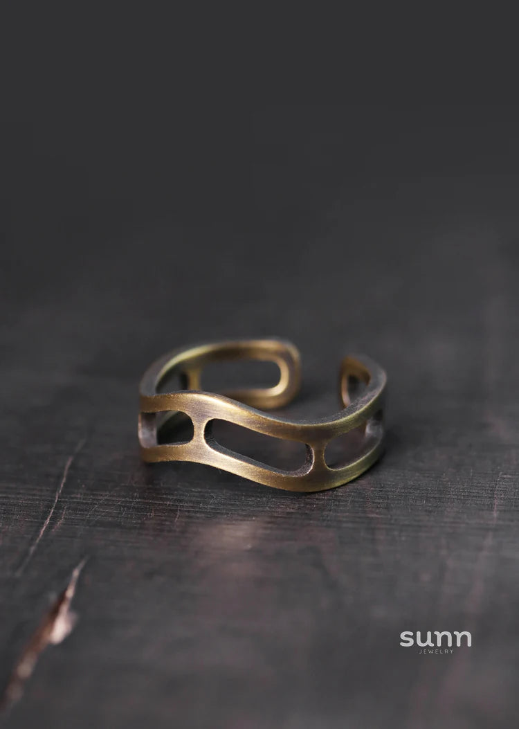 Gracelin Copper Statement Ring
