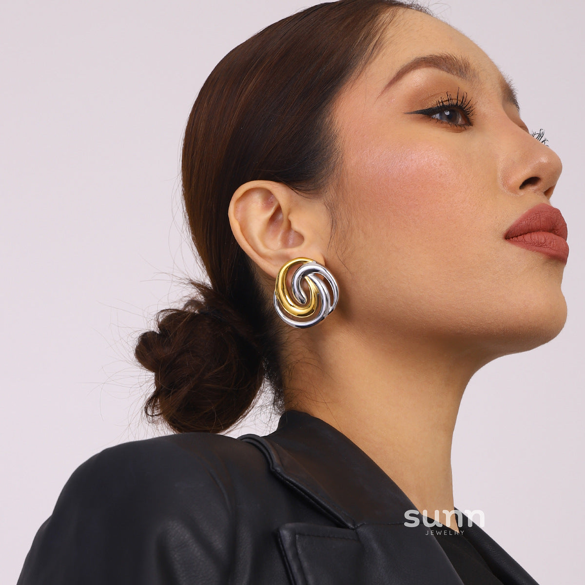 Gracelyn 18K Gold Cross Earrings [YFS8LBIL]