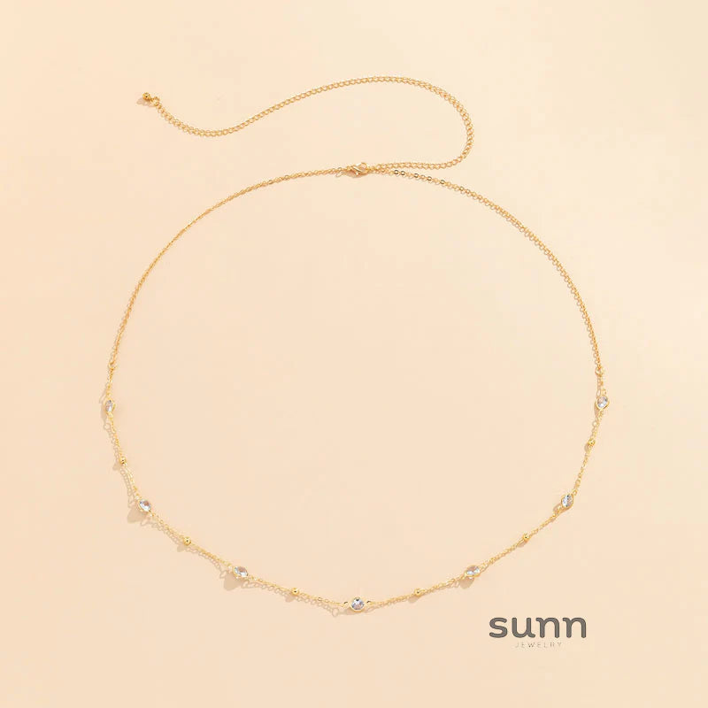 Gracie Crystal Body Chain