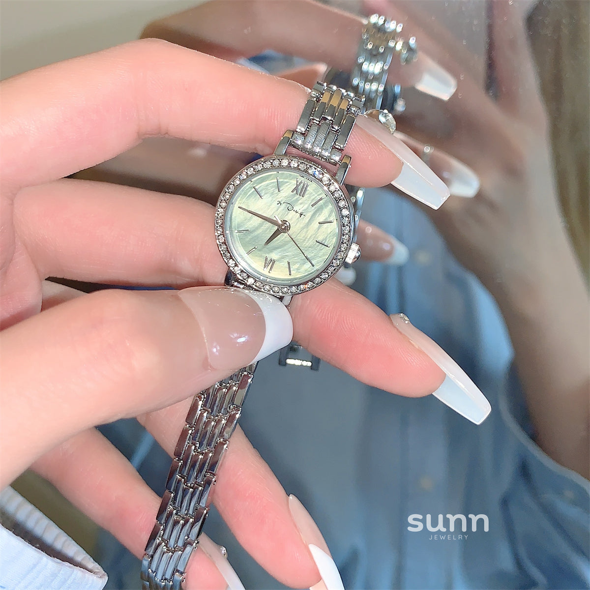 Graciella Mother-Of-Pearl Bracelet Watch [6Y0HH3AG]