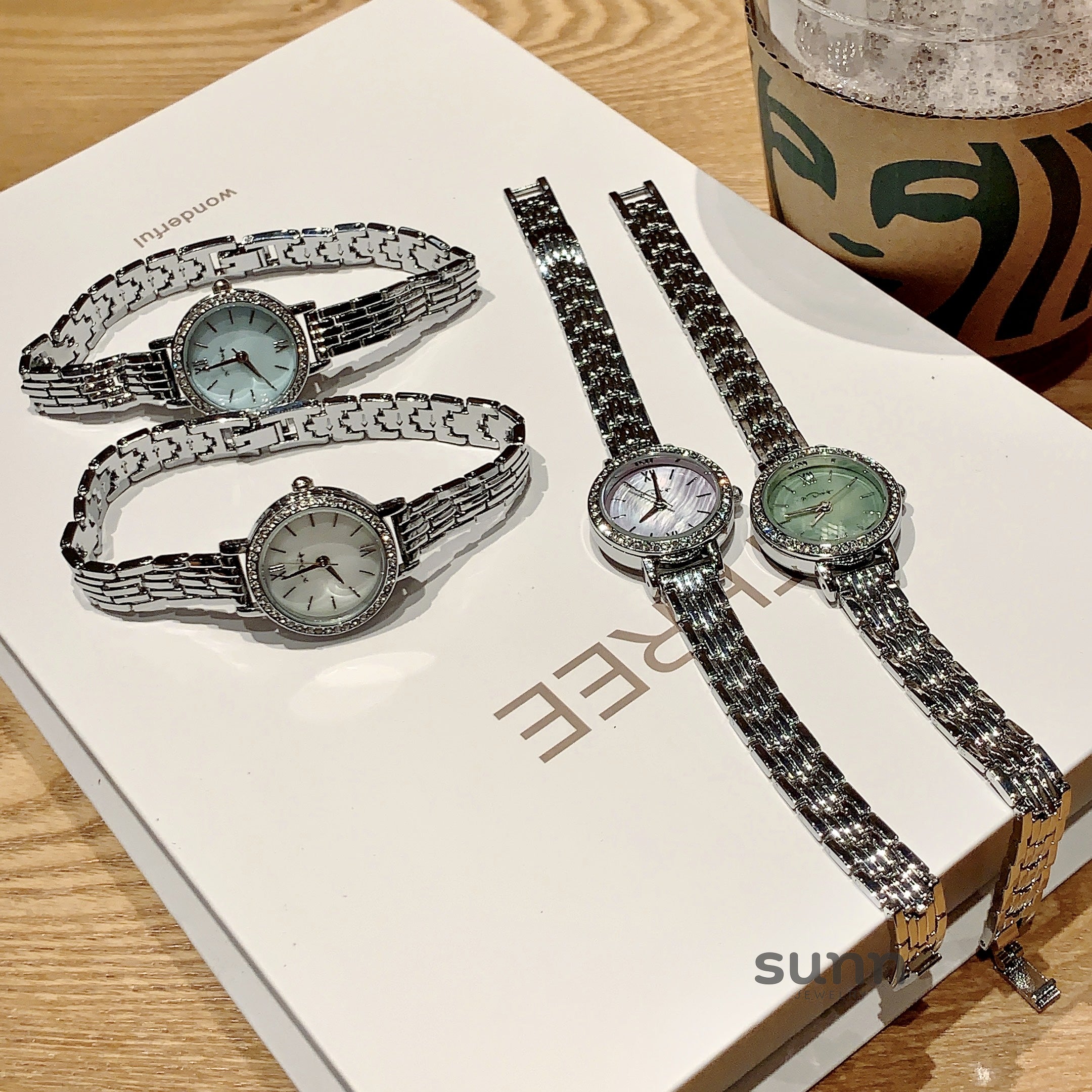 Graciella Mother-Of-Pearl Bracelet Watch [WRKF96VO]