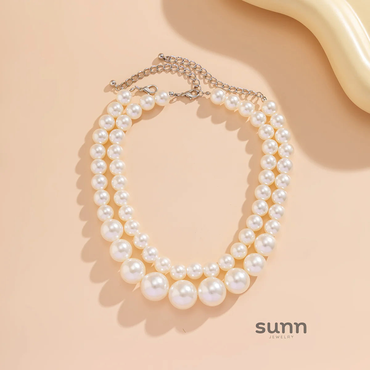 Grayce Layered Pearl Necklace Set