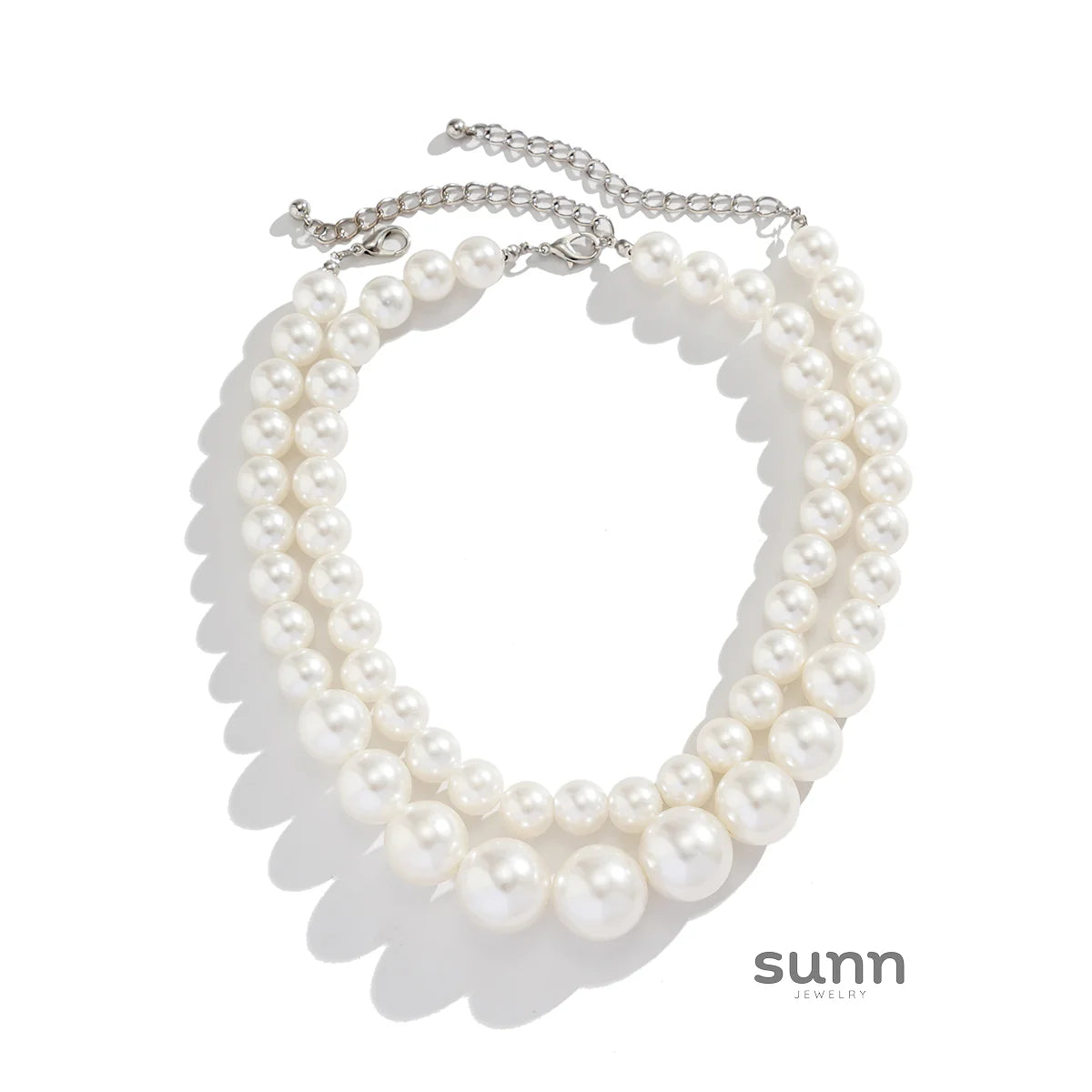 Grayce Layered Pearl Necklace Set