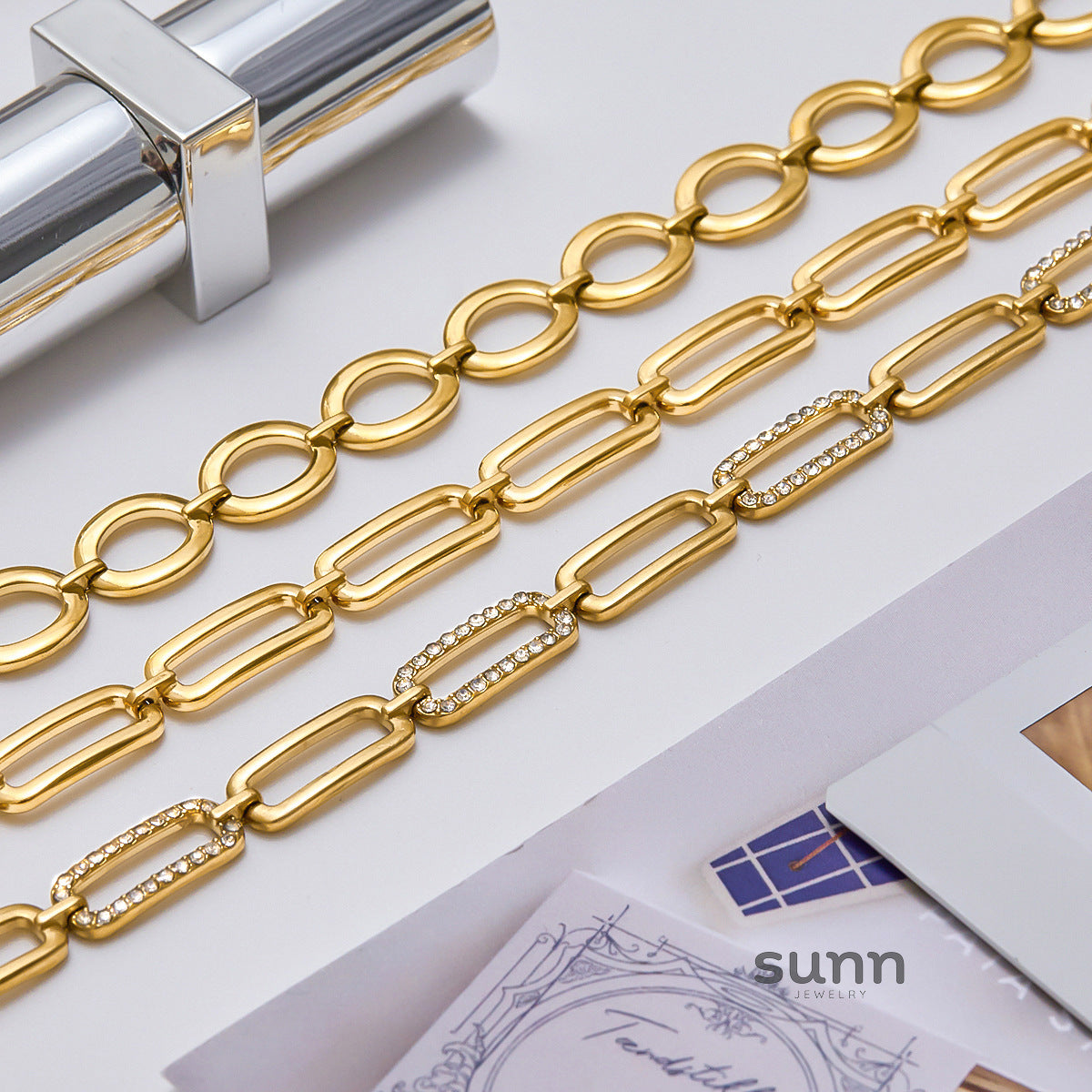 Graycen Stacked Star Bracelets [DMM6N9KR]