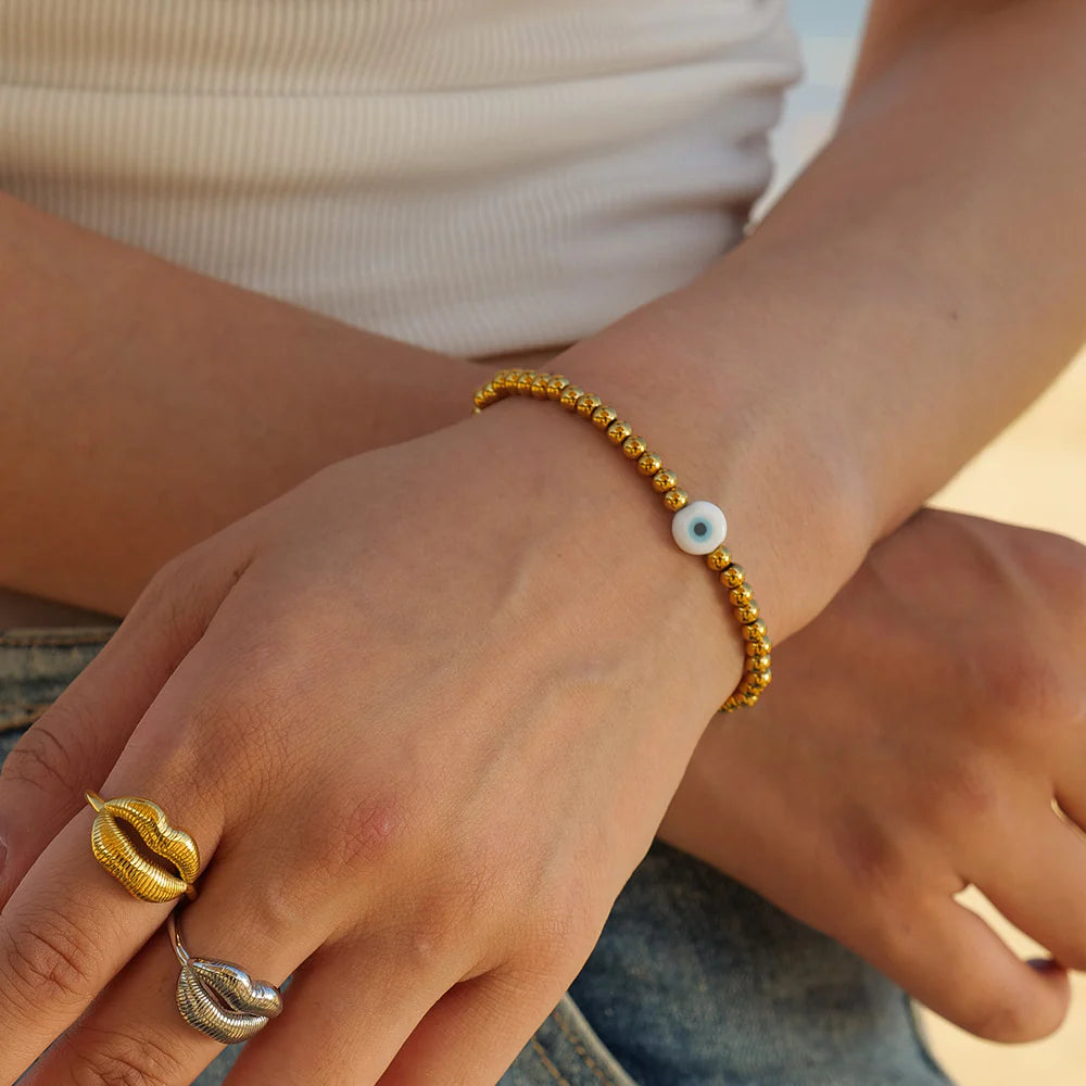 Greenlee Dainty Evil Eye Bracelet