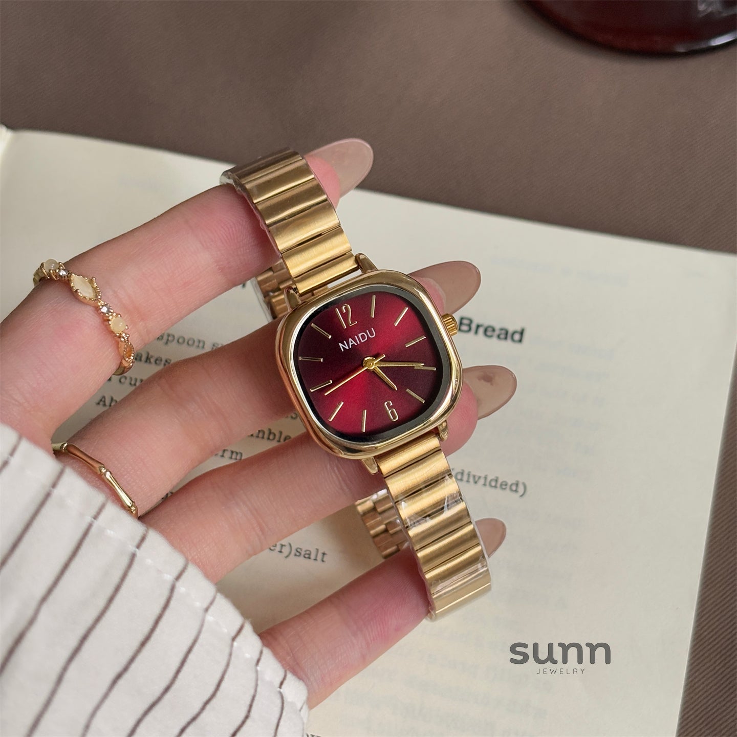 Greenlee Metallic Bamboo Watch [VVRWVAG0]