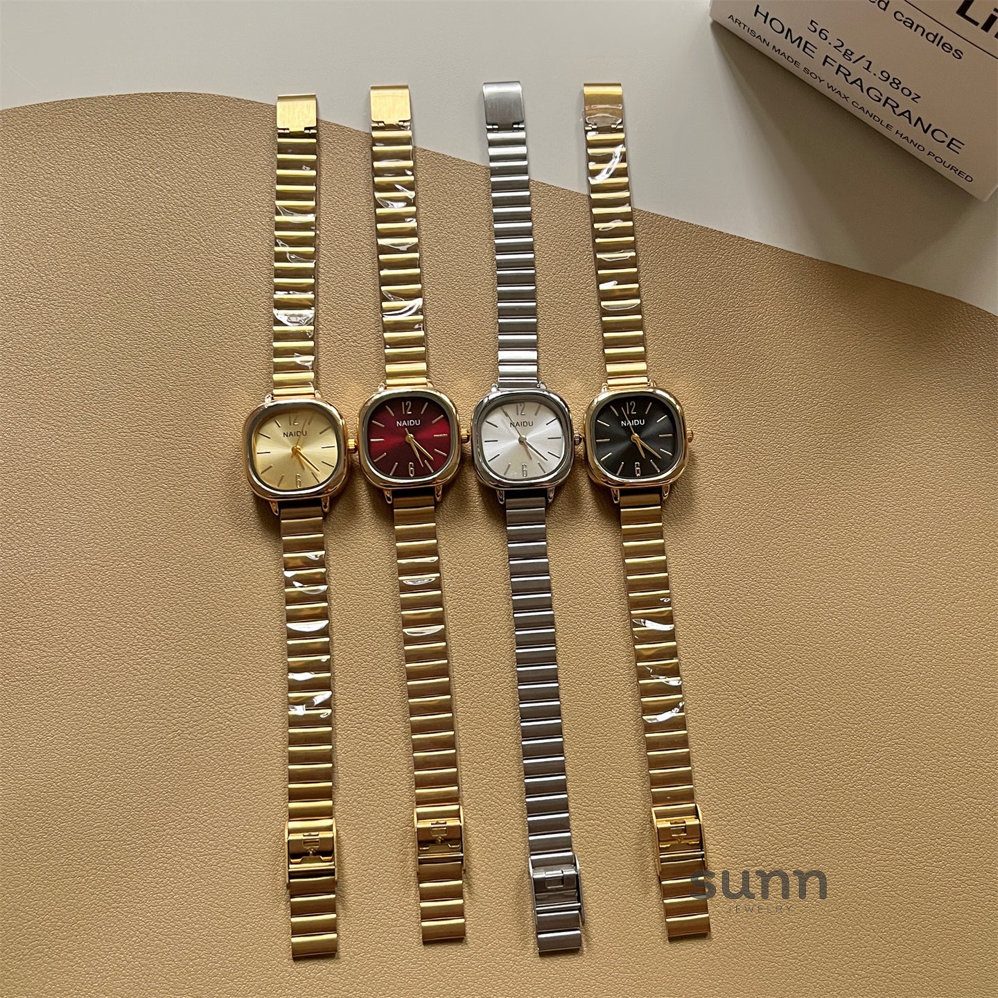 Greenlee Metallic Bamboo Watch [I6YCFG7A]
