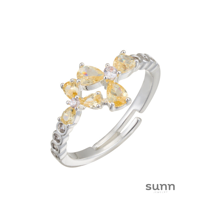 Greenlee Sparkling Bloom Ring [US1FNXLY]