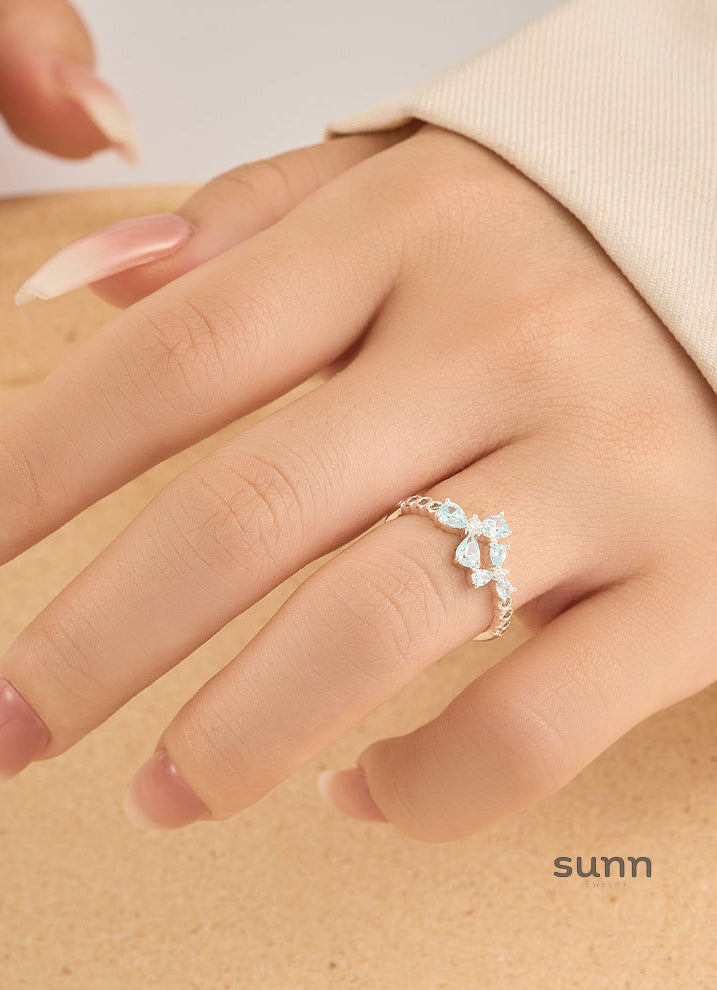 Greenlee Sparkling Bloom Ring [51FWU7DP]
