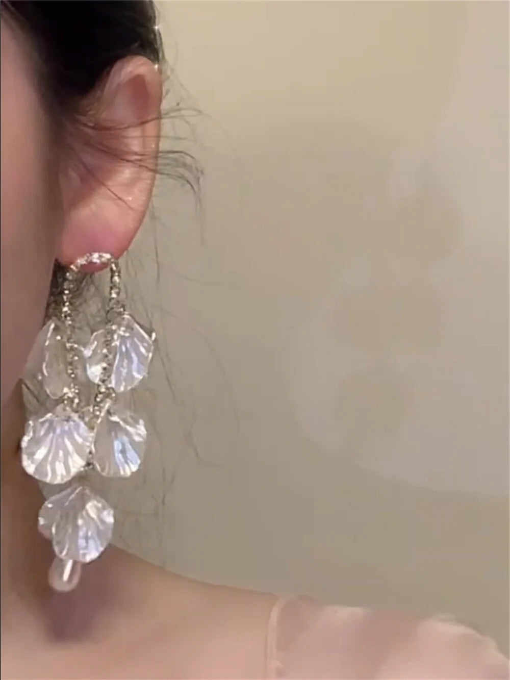 Guadalupe Floral Tassel Earrings