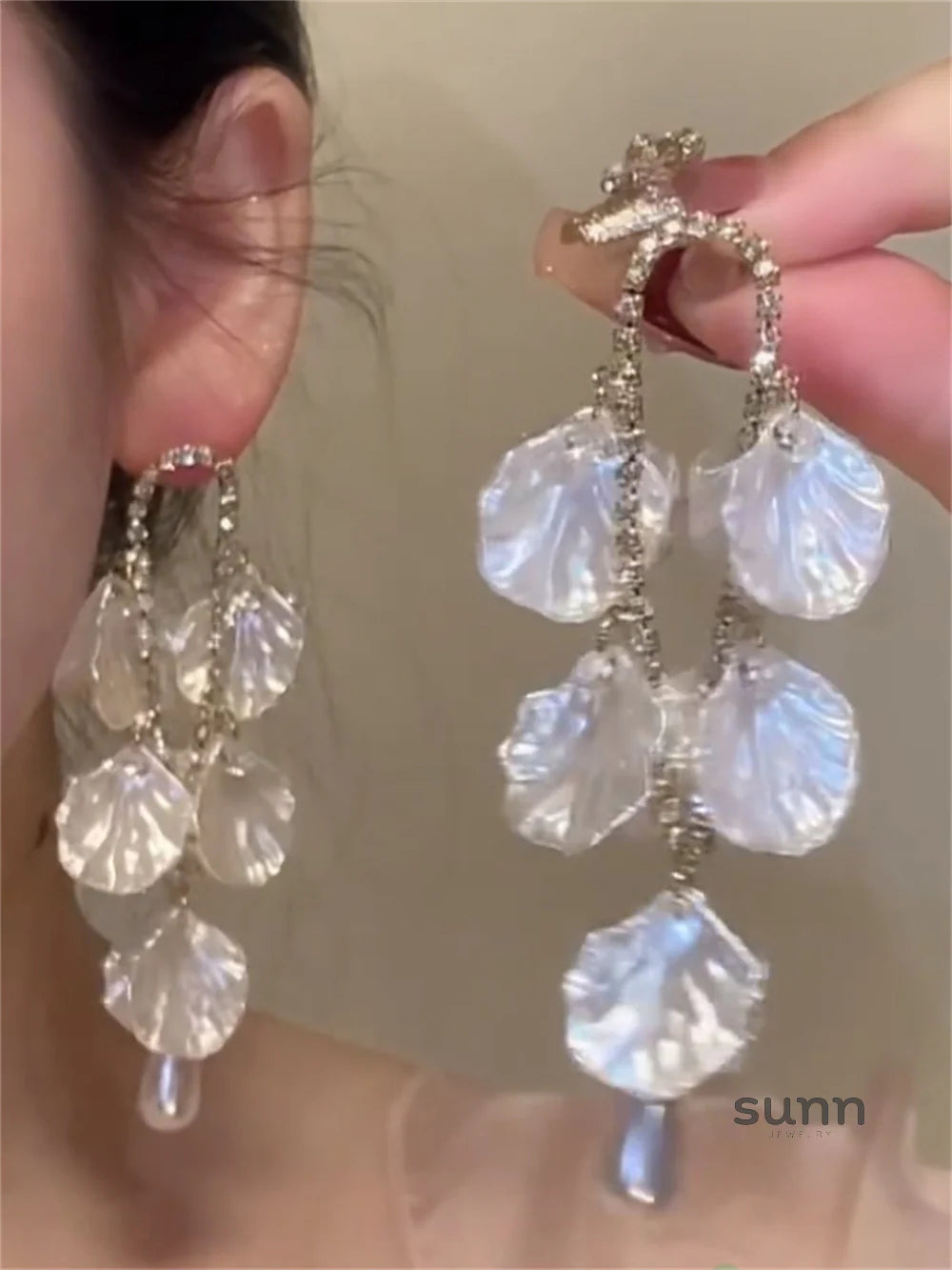 Guadalupe Floral Tassel Earrings