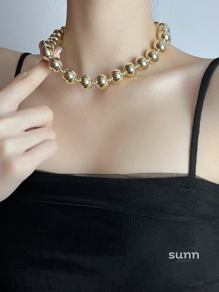 Guinevere Sphere Chain Necklace