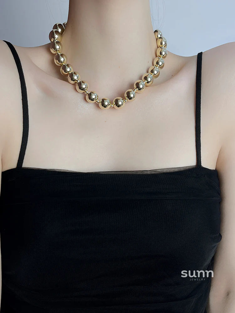 Guinevere Sphere Chain Necklace