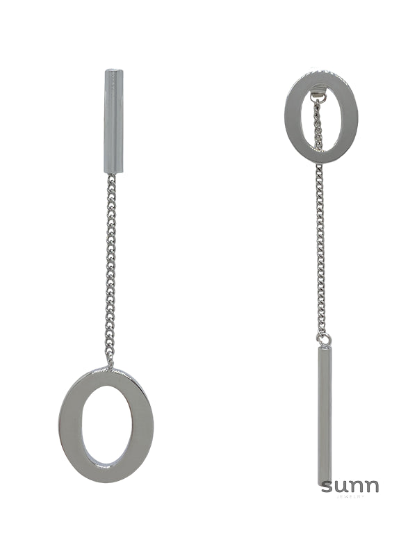 Gwen Asymmetric Geometric Earrings [91C7WHEQ]
