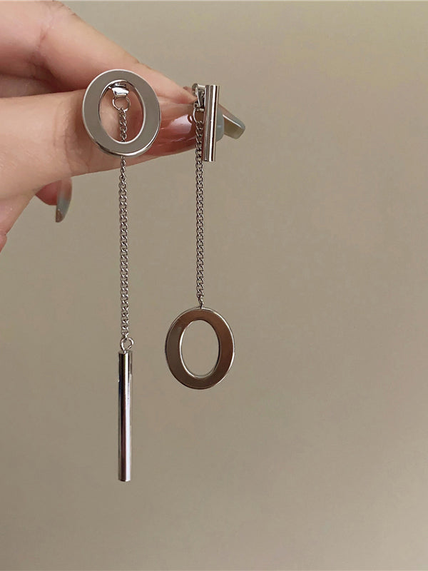 Gwen Asymmetric Geometric Earrings [CTN7BOVA]