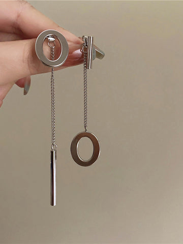 Gwen Asymmetric Geometric Earrings [CTN7BOVA]