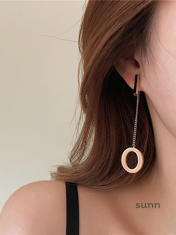 Gwen Asymmetric Geometric Earrings [ZE4MRM7K]