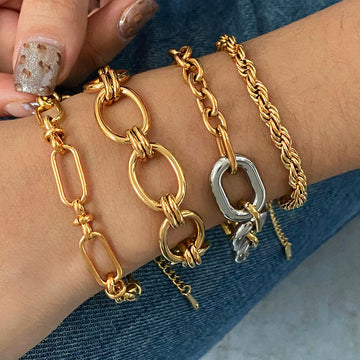 Gwendolynn Cuban Chain Bracelet [G9AVOAHO]