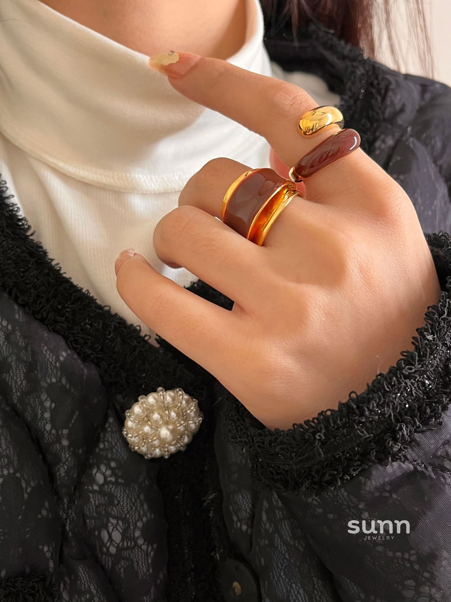 Gwyneth Maillard Enamel Ring [54XTGF9X]