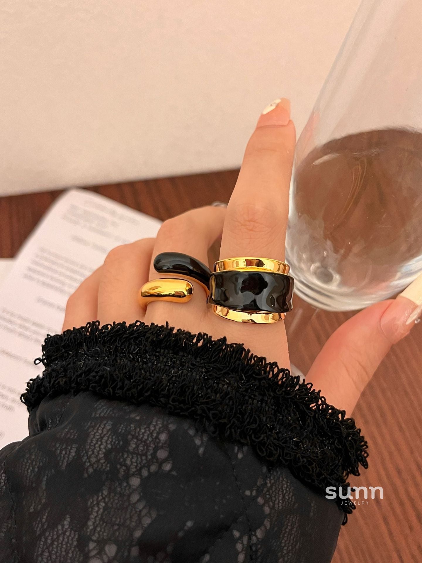 Gwyneth Maillard Enamel Ring [66DZQ880]