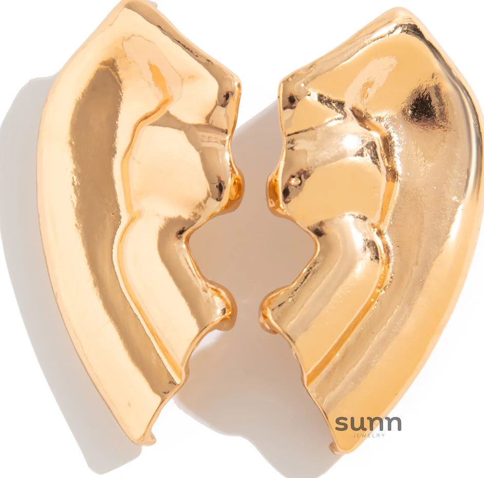 Habiba Geometric Stud Earrings