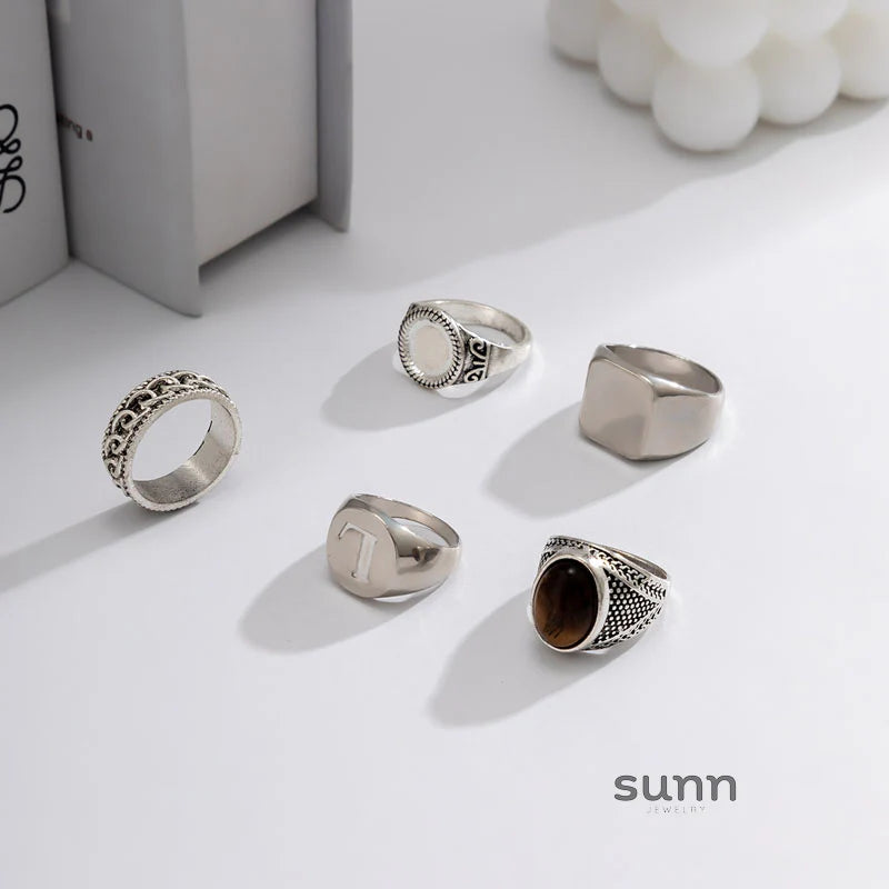 Hadassa Vintage Ring Set