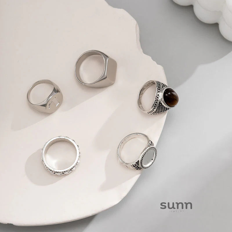 Hadassa Vintage Ring Set