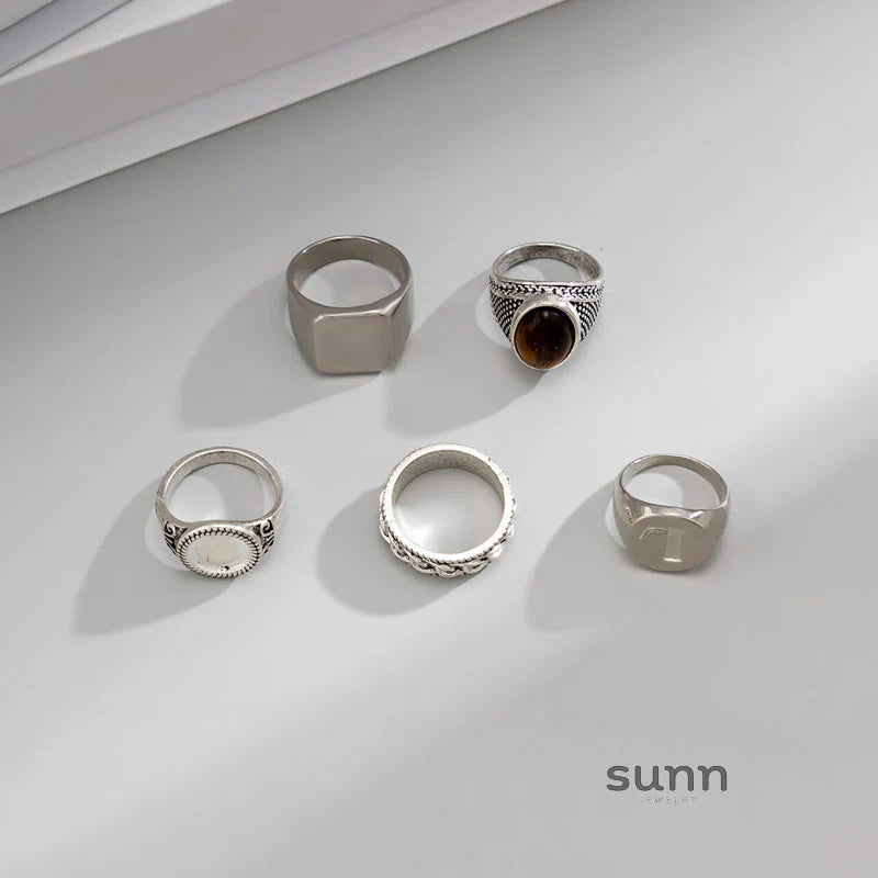 Hadassa Vintage Ring Set