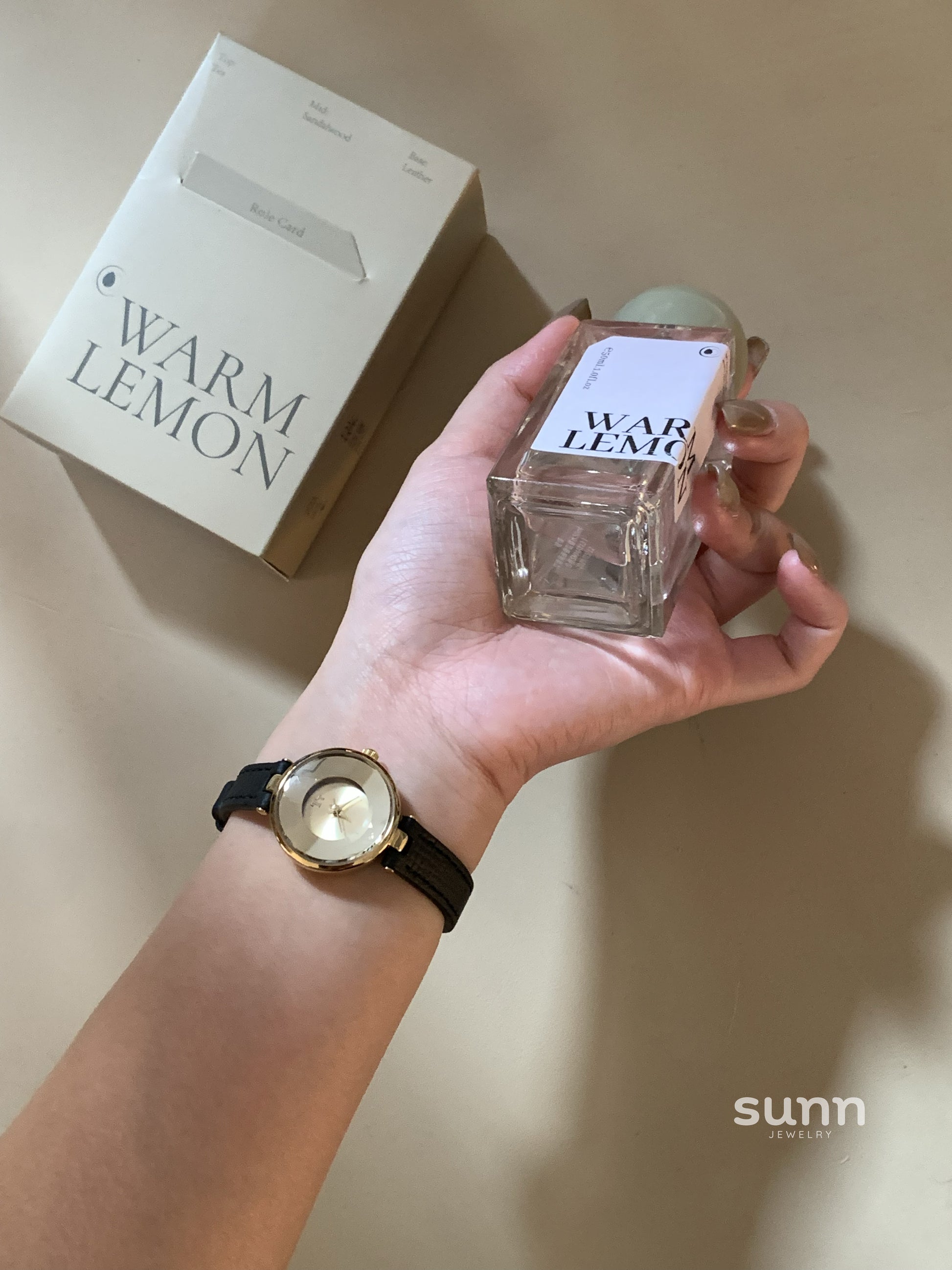 Haiden Minimalist Leather Watch [JEJ85FYW]