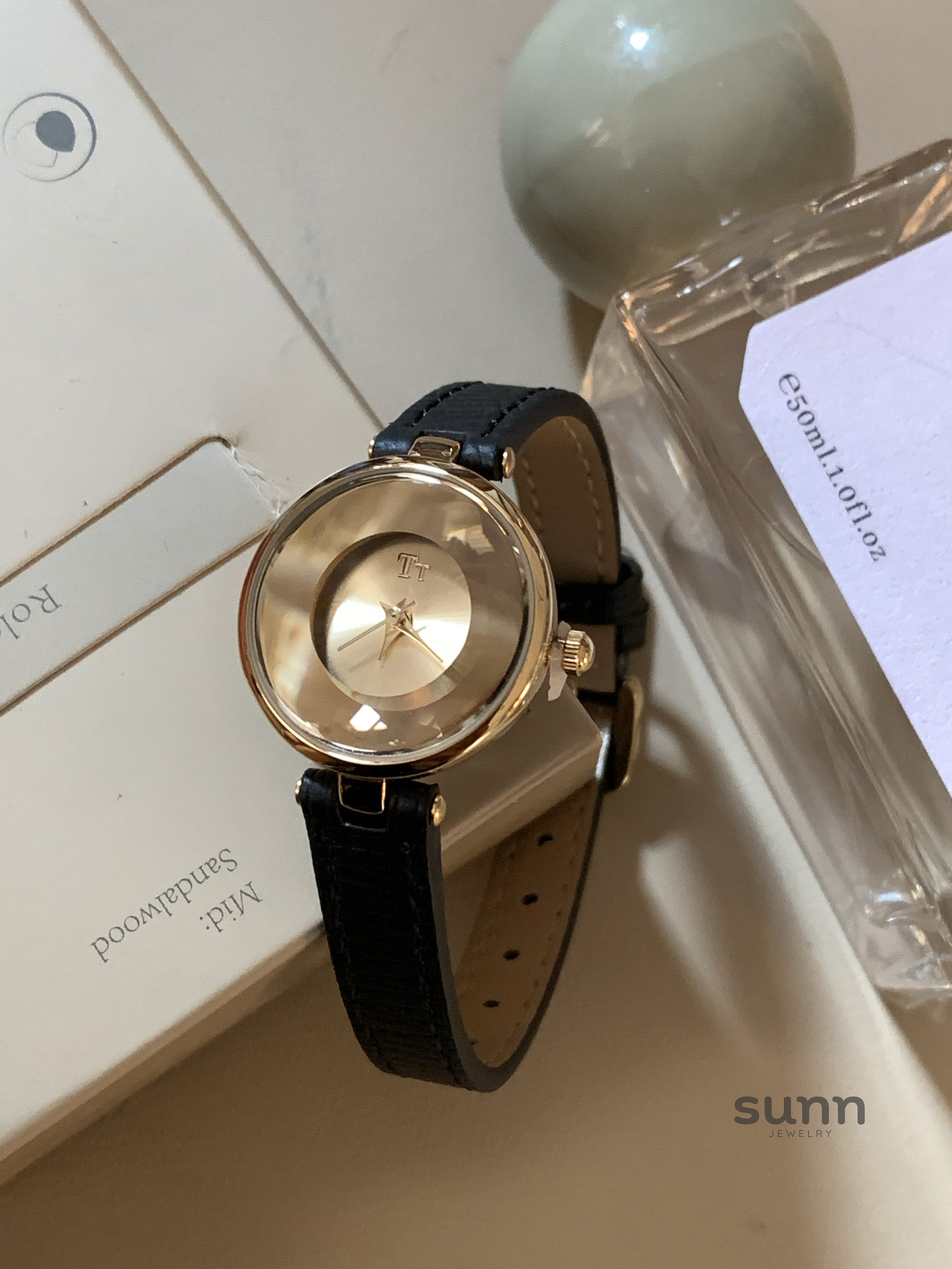 Haiden Minimalist Leather Watch [7JDWYAN4]