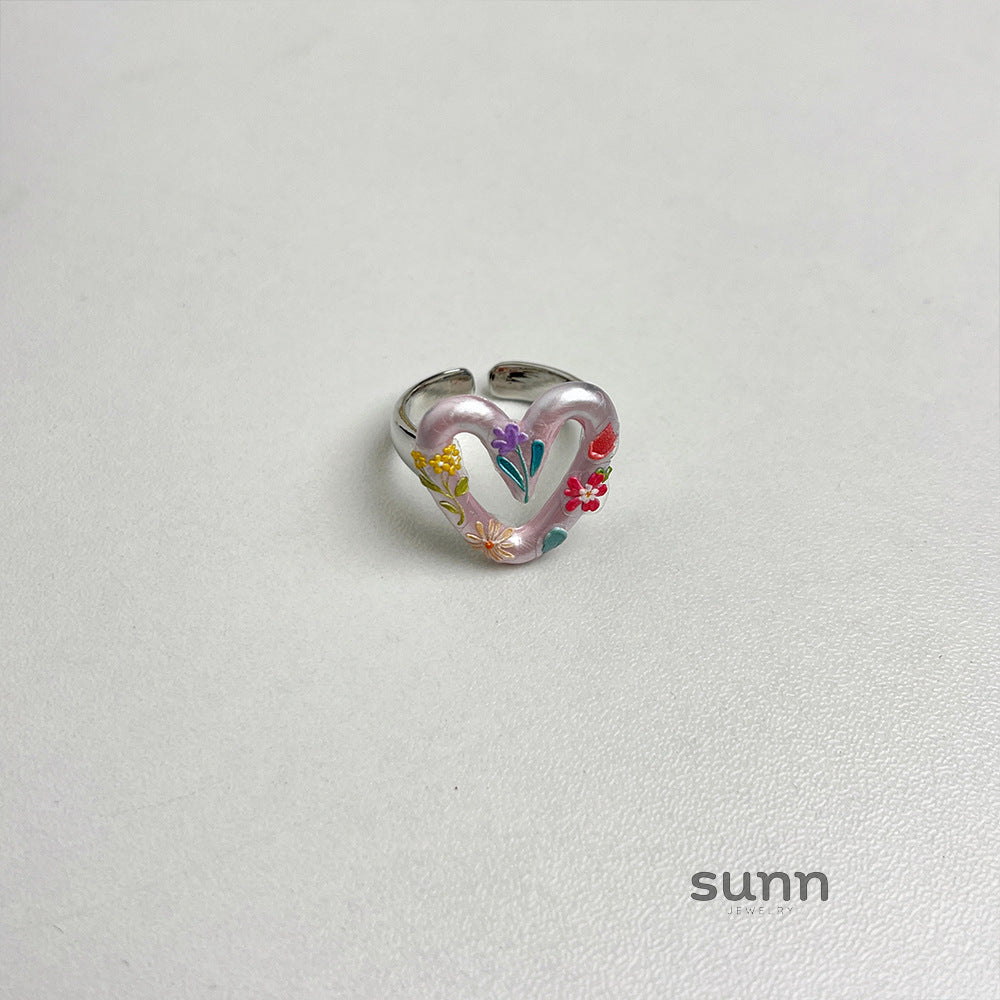 Haidyn Dried Flower Love Ring [13O7D6Y4]