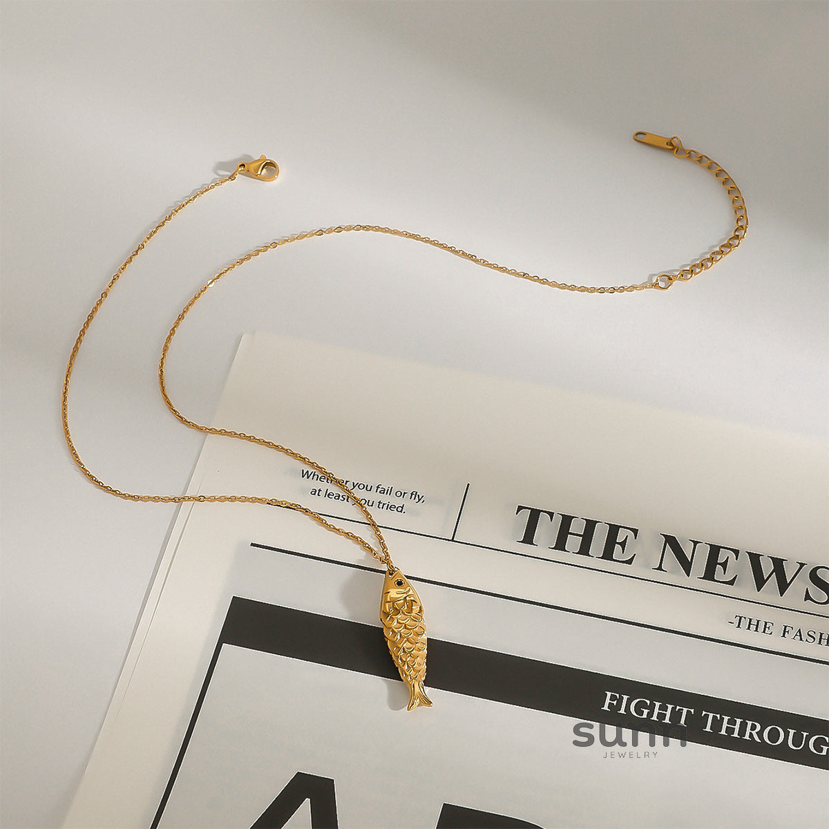Haisley Titanium Geometric Necklace [0HF9XRS0]