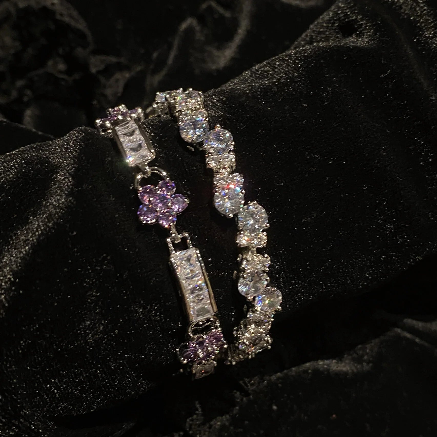 Hajar Star Zircon Bangle