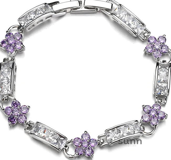 Hajar Star Zircon Bangle