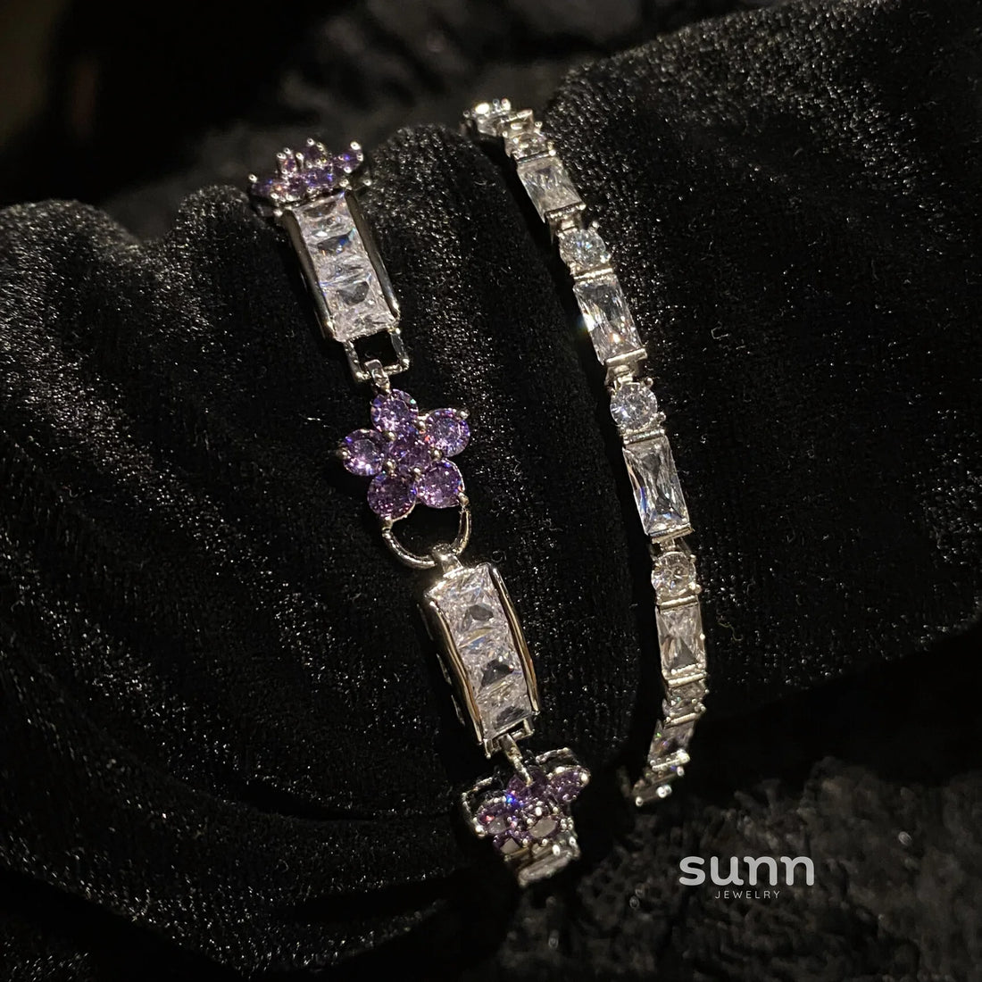 Hajar Star Zircon Bangle