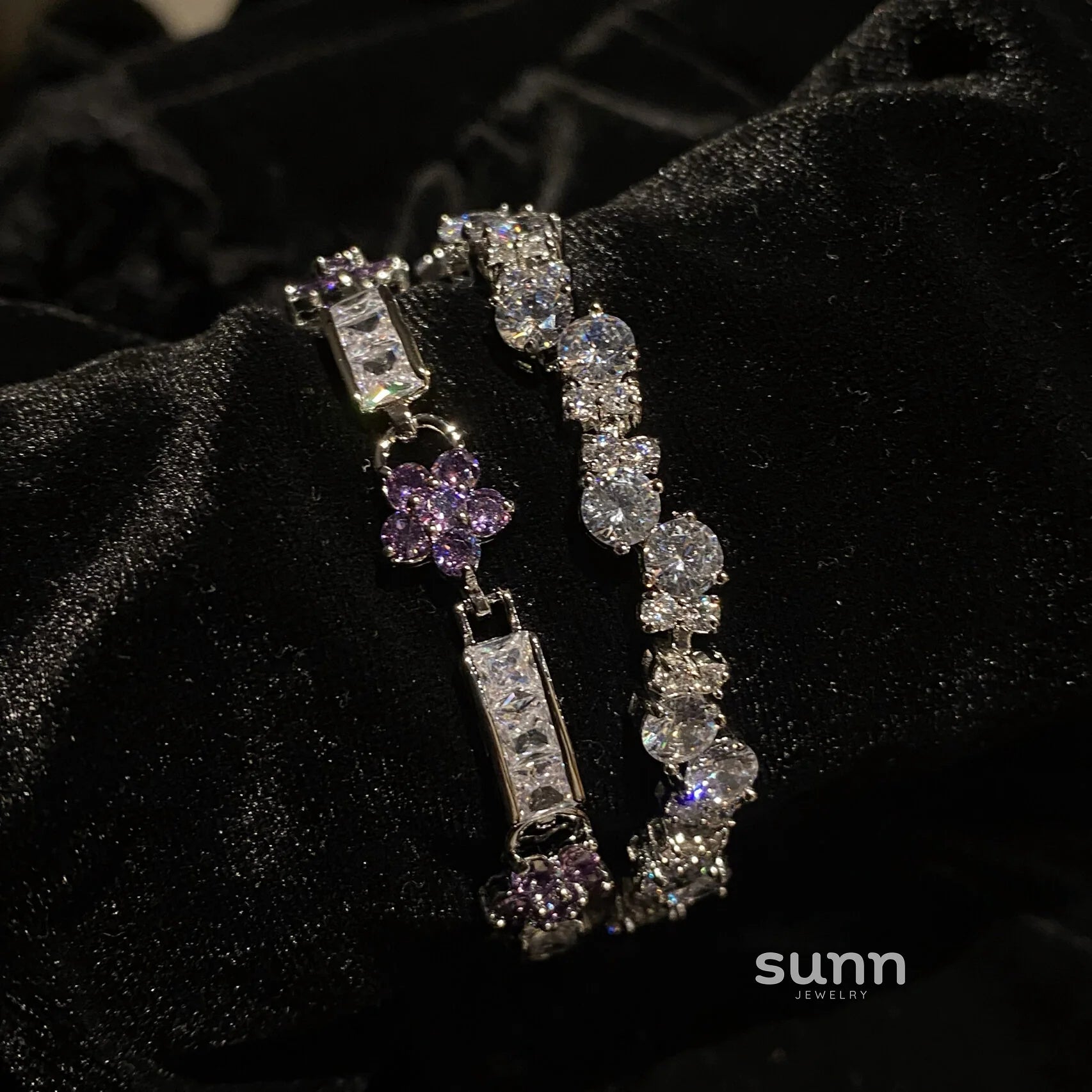 Hajar Star Zircon Bangle