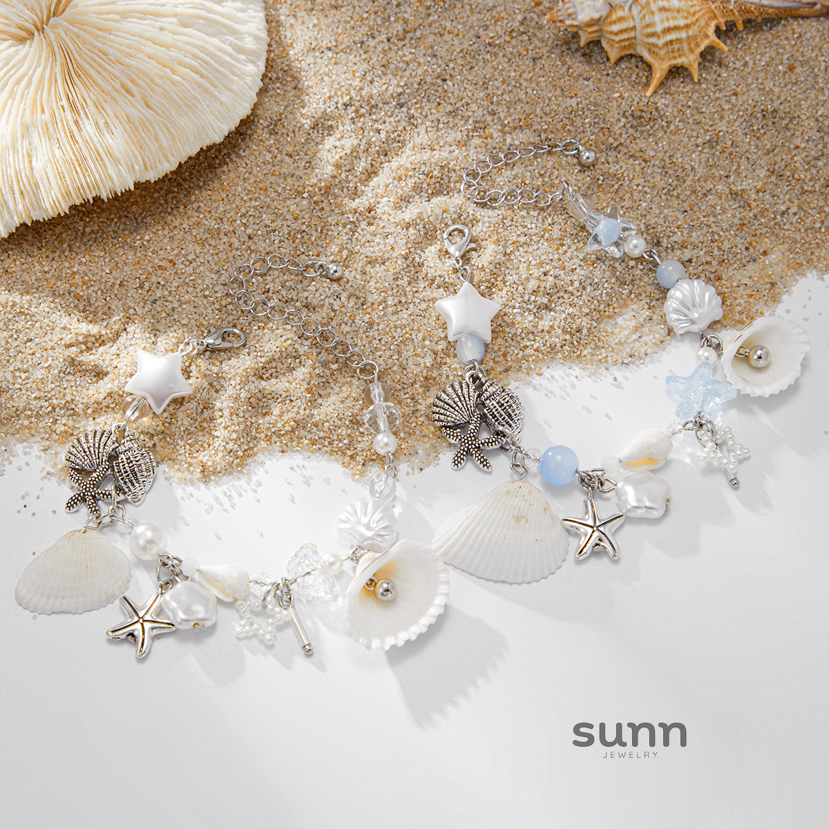 Hajra Dainty Shell Charm Bracelet [SIGTA8NT]