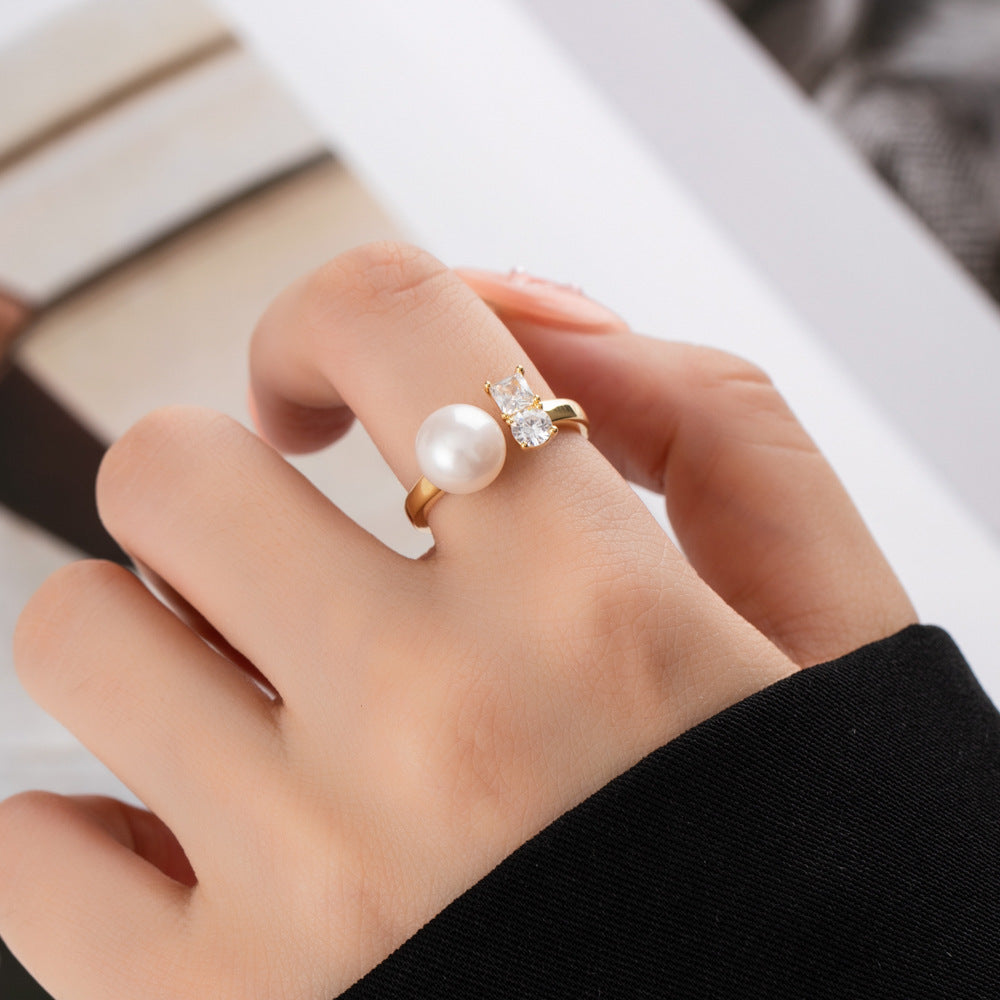 Hala Freshwater Pearl Ring [ERWSM3BF]