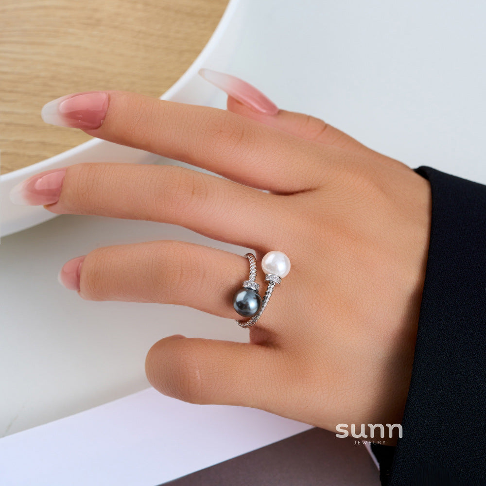 Haley Spiral Pearl Ring [CVEYA21I]