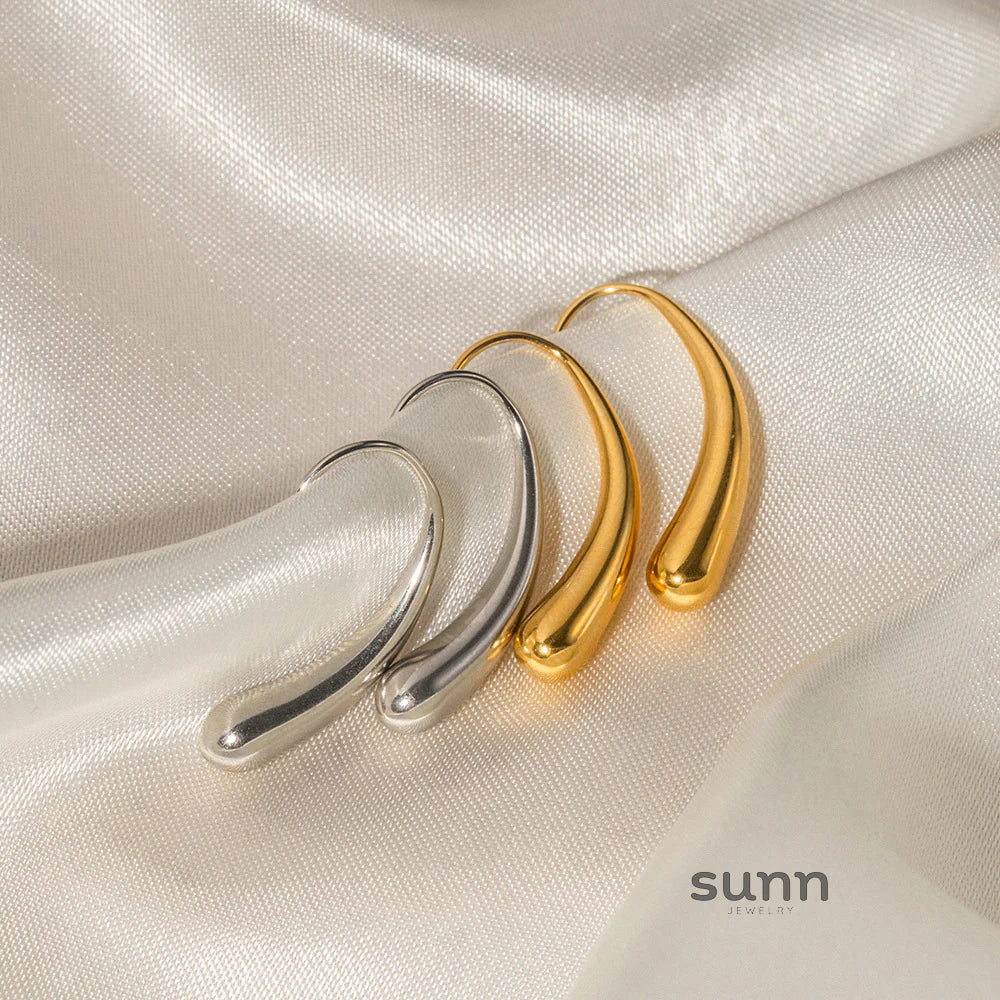 Halia Irregular Teardrop Studs