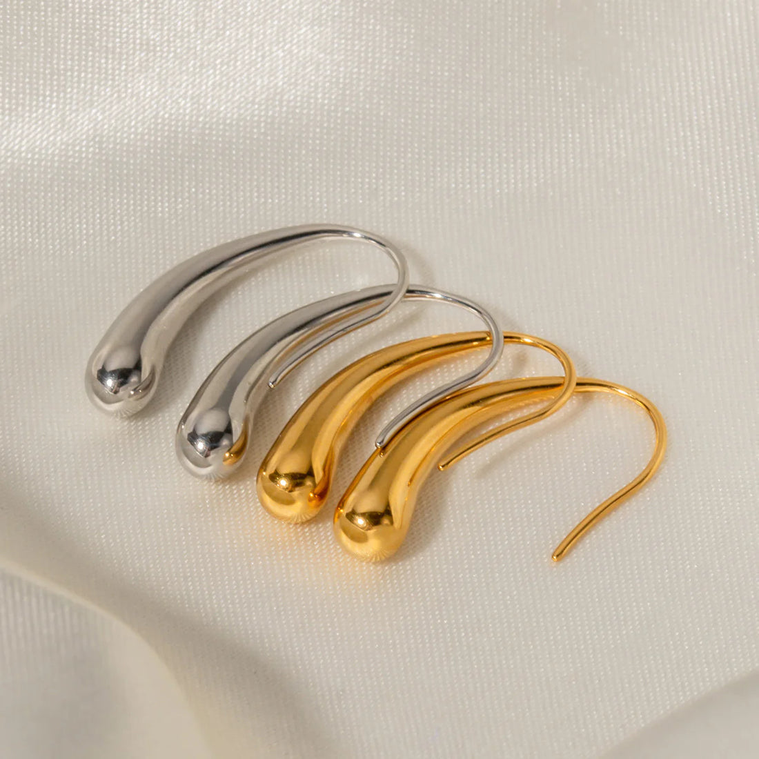 Halia Irregular Teardrop Studs