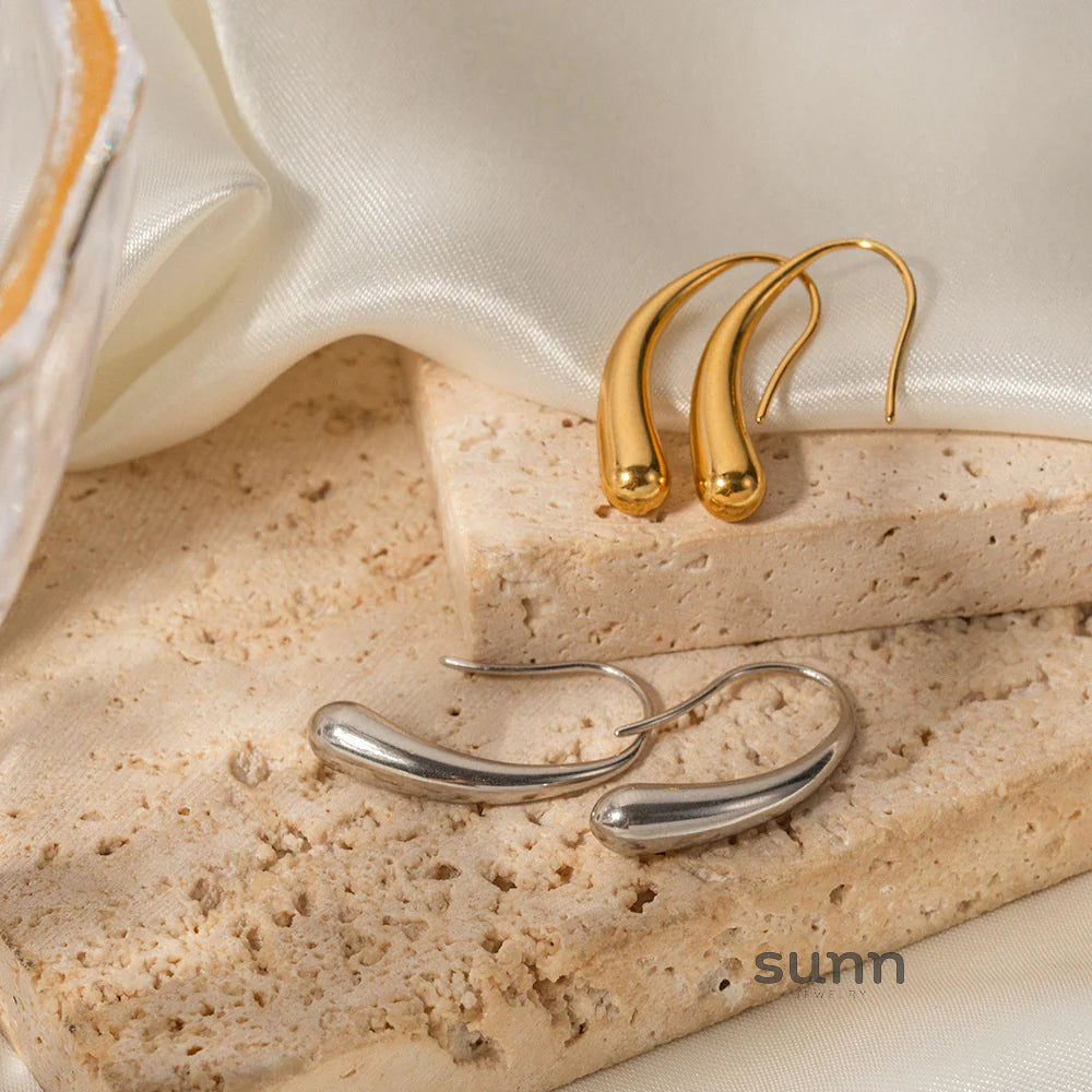 Halia Irregular Teardrop Studs