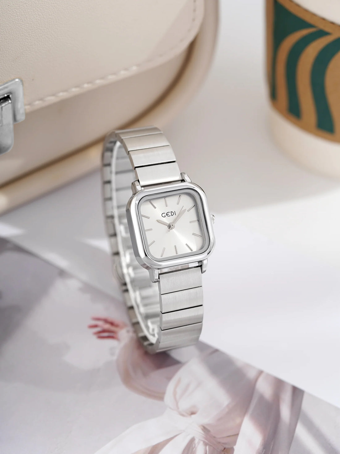 Halina Elegant Square Quartz Watch