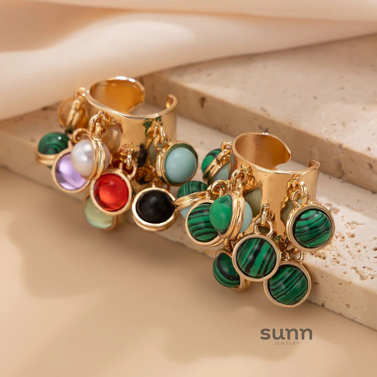 Halina Irregular Gemstone Ring