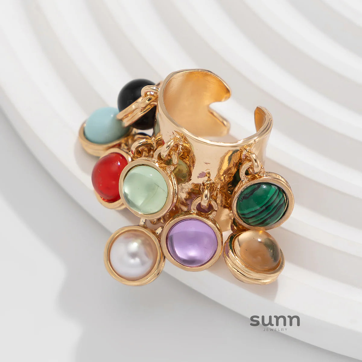 Halina Irregular Gemstone Ring